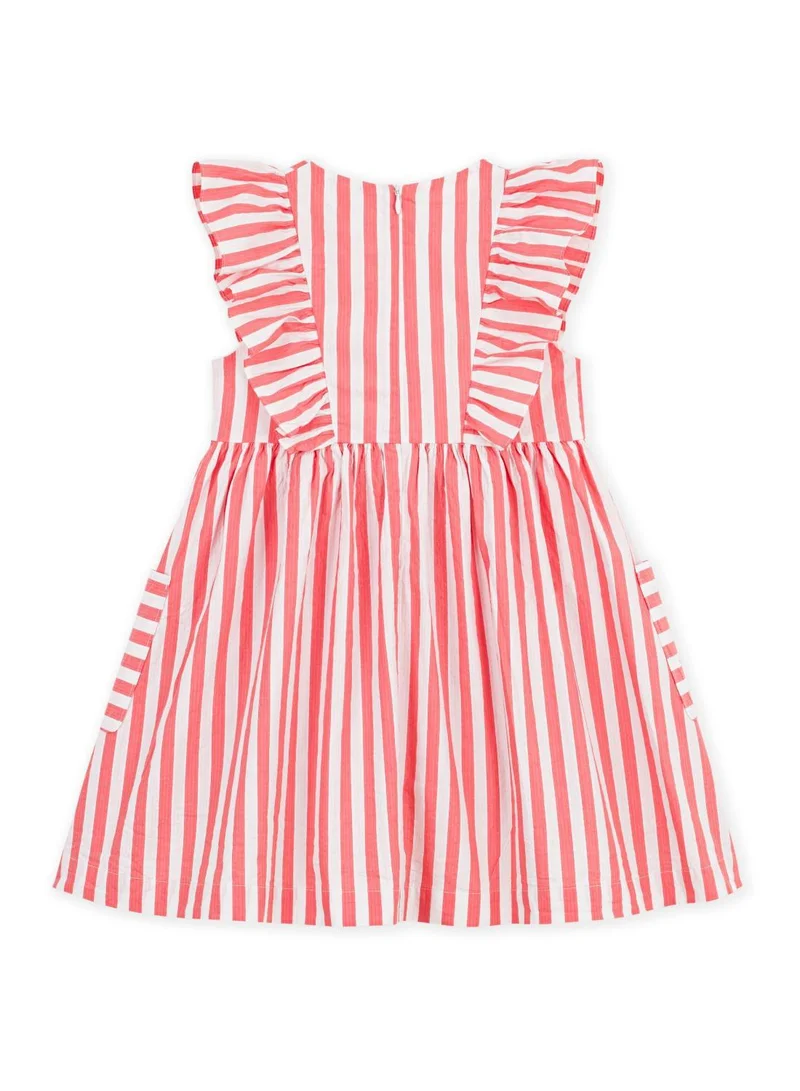 بيتي باتو Children's sleeveless stripy cotton dress